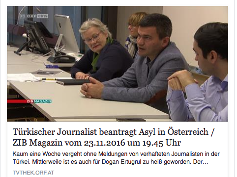 Türkischer Journalist beantragt politisches Asyl in Österreich