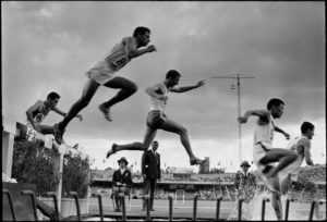 MEXICO. Mexico City. Olympic stadium. 3.000 meter steeplechase. 1968.