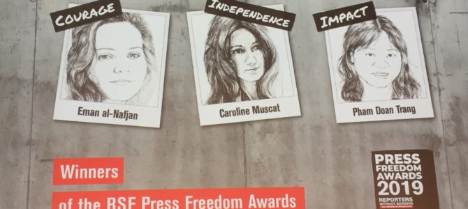 Press Freedom Awards 2019: Drei Gewinnerinnen aus Saudi-Arabien, Malta und Vietnam