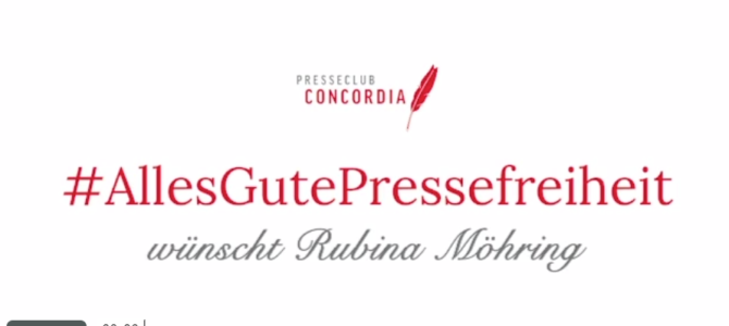 Grußbotschaft zum Tag der Pressefreiheit