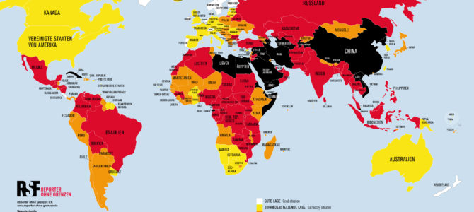 Neues Pressefreiheitsranking von „Reporter ohne Grenzen (RSF)“: Österreich liegt nun auf Rang 17