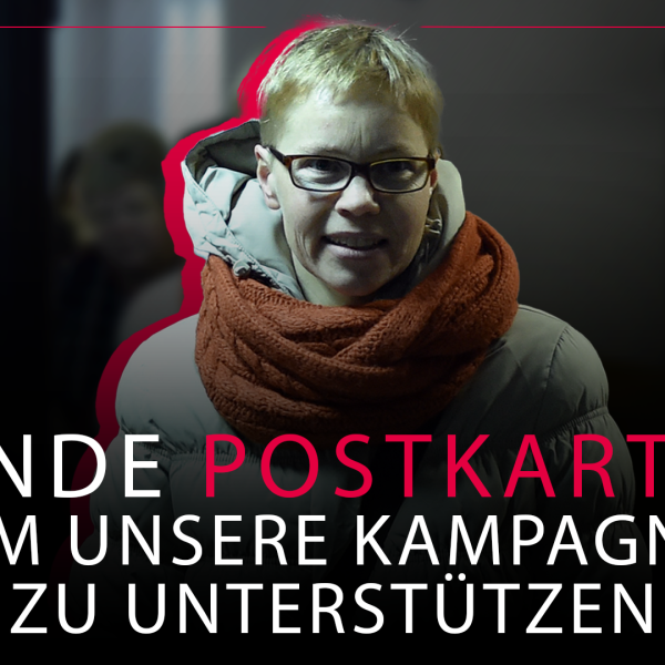 RSF übergibt Hunderte von “Postkarten für Maryna” an belarussische Botschaften in 6 Städten und fordert die Freilassung der inhaftierten Redakteurin Maryna Zolatava