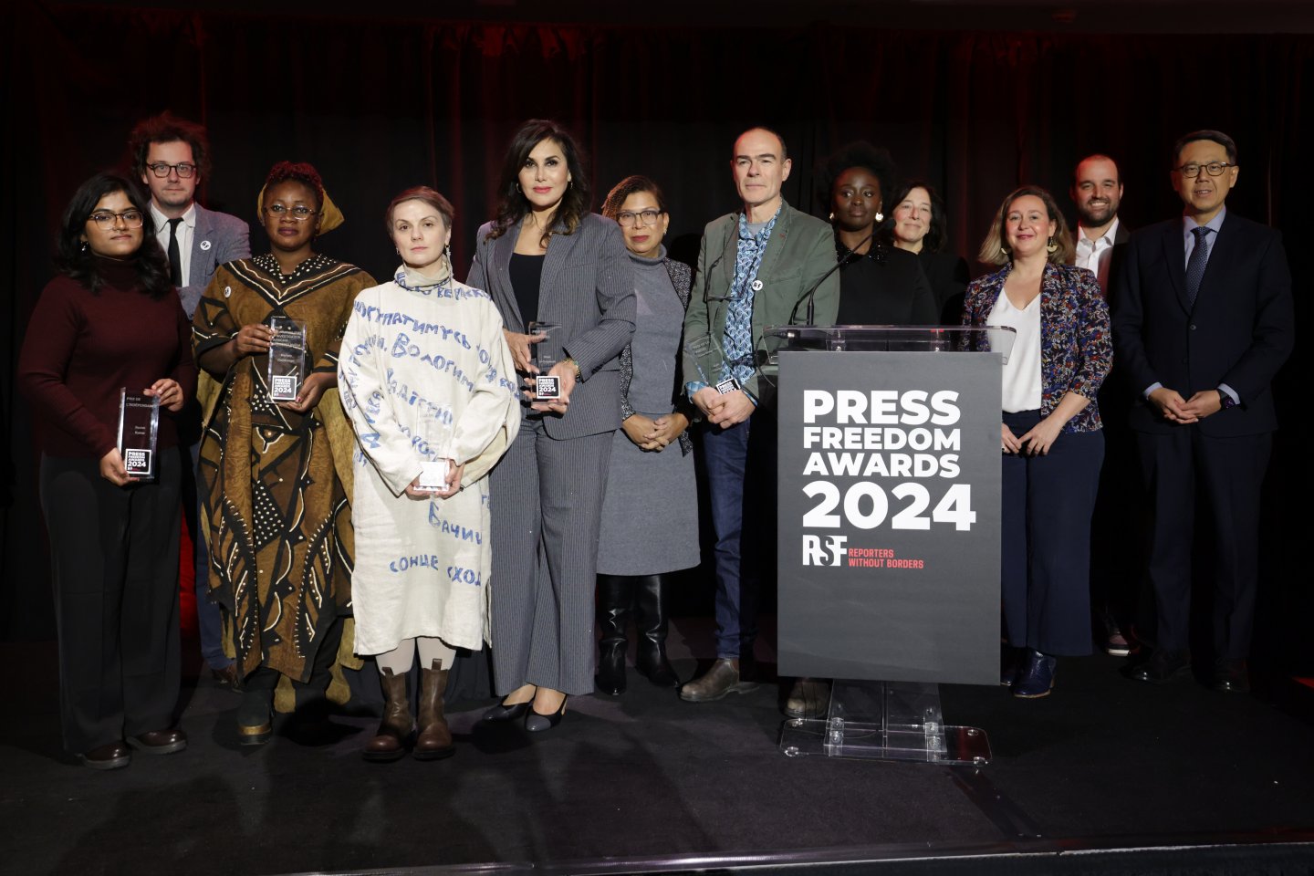 RSF-Awards für Pressefreiheit: die Preisträger*innen des Jahres 2024