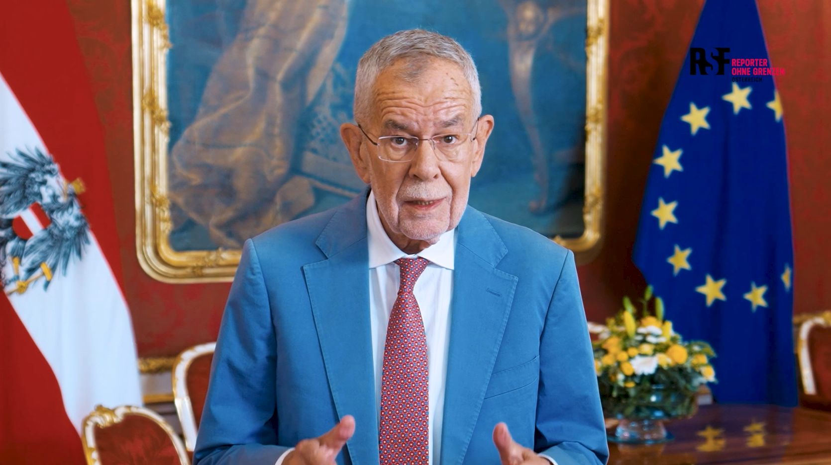 Bundespräsident Alexander Van der Bellen – Statement zur Pressefreiheit