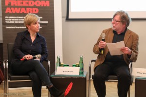 Karin Koller (ORF), Erhard Stackl (Reporter ohne Grenzen)